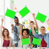 WEITBF 12Pcs 8×12 Inch Solid Green Flags Small Blank Sublimation