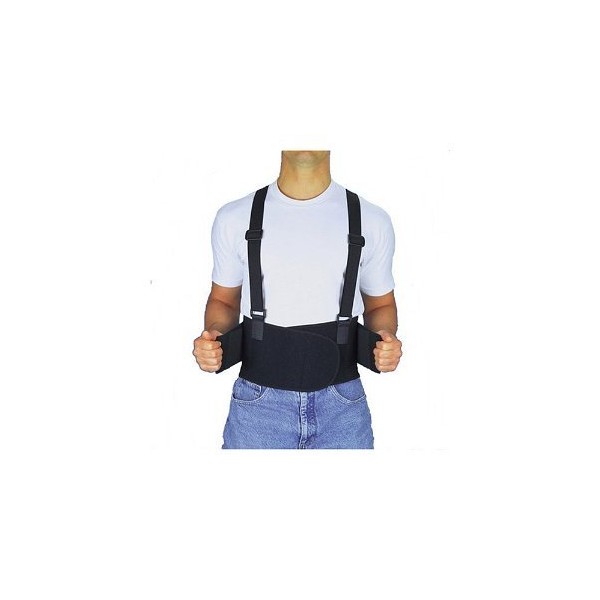Heavy Lift Back Support Belt&waist Brace W Adjustable Suspenders Multiple Sizes (XXXL)
