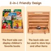 Old Canal Montessori Bookshelf for Toddlers with Handle & Anti-Tilting