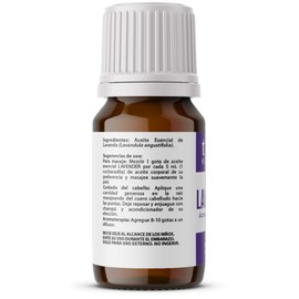 Lavender Oil, Aceite Esencial de Lavanda 15ml True Essentials. Colección de Aceites Esenciales para difusor. País de Origen: Bulgaria
