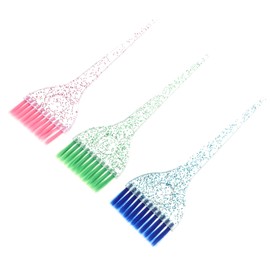 Baluue 3pcs Hair Dye Applicator Brush Professional Tinting Tools for Salon and Home Use Durable Material Comfortable Grip for Highlighting and Color Application