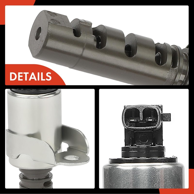 A-Premium 2-PC Engine Variable Valve Timing (VVT) Solenoid Compatible with