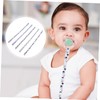 VICASKY 5pcs Toy Straps Cartoon Pattern Pacifier Leash Safety Strap