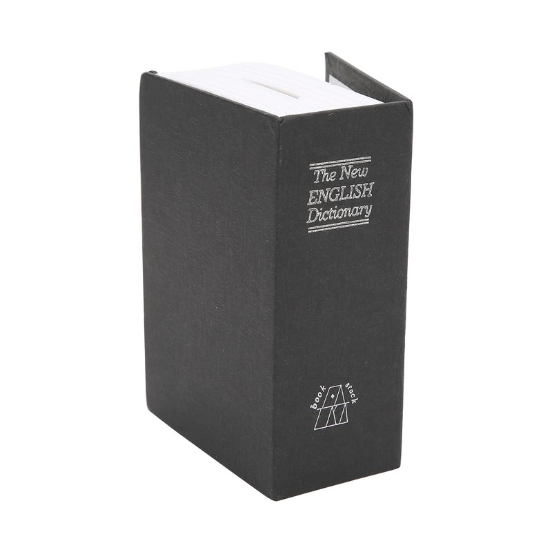 Book Safe Dictionary Secret Safe Can with Combination Lock Metal