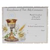 Remembrance of First 1st Holy Communion Certificate