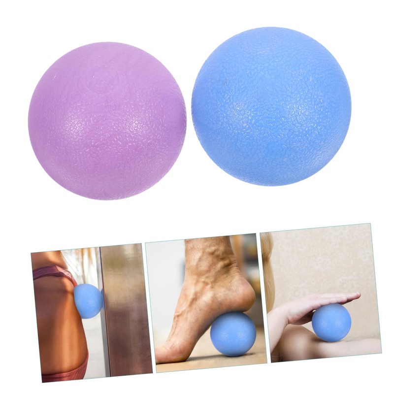 FRCOLOR Yoga Ball for Back Foot Massage Portable Massage Therapy