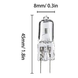 BesYouSel G4 10W Halogen Bulb G4 AC/DC 24V 10W Halogen JC T3 24V G4 Bi-Pin Base 10W Halogen Light Bulb Precision Halogen Light Bulbs for Home Lighting Pendant Light 2700K Warm White, Clear, 10 Pack