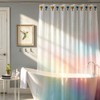 Hummingbird Shower Curtain Hooks Set of 12, Rust-Resistant Shower Ring