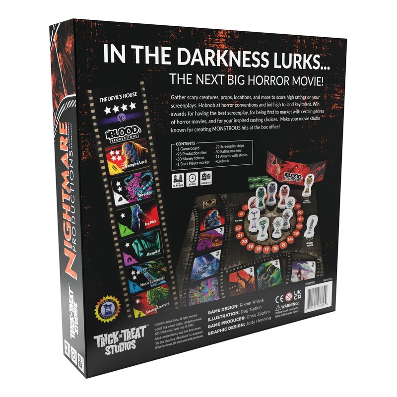 Nightmare Productions Board Game