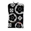 MARY QUANT 000480-0001-03 Zippered Towel (Black/Sakura Series) Plastic Bottle Case,