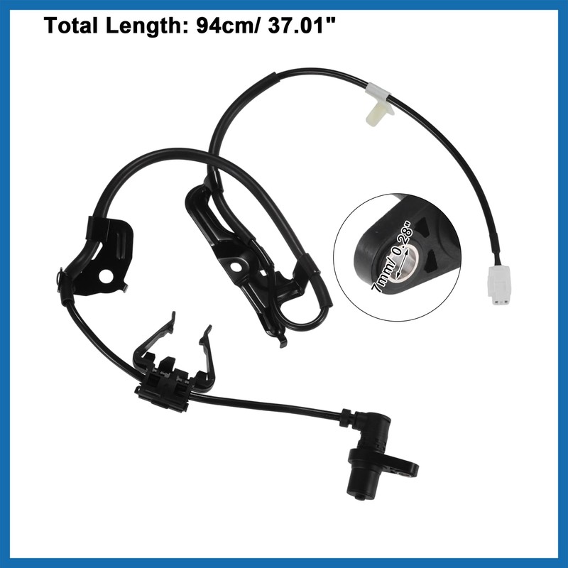 A ABSOPRO Front Left Right ABS Wheel Speed Sensor Fit