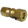 LASCO 17-6205 1/4-Inch Compression by 3/16-Inch Compression Brass Union