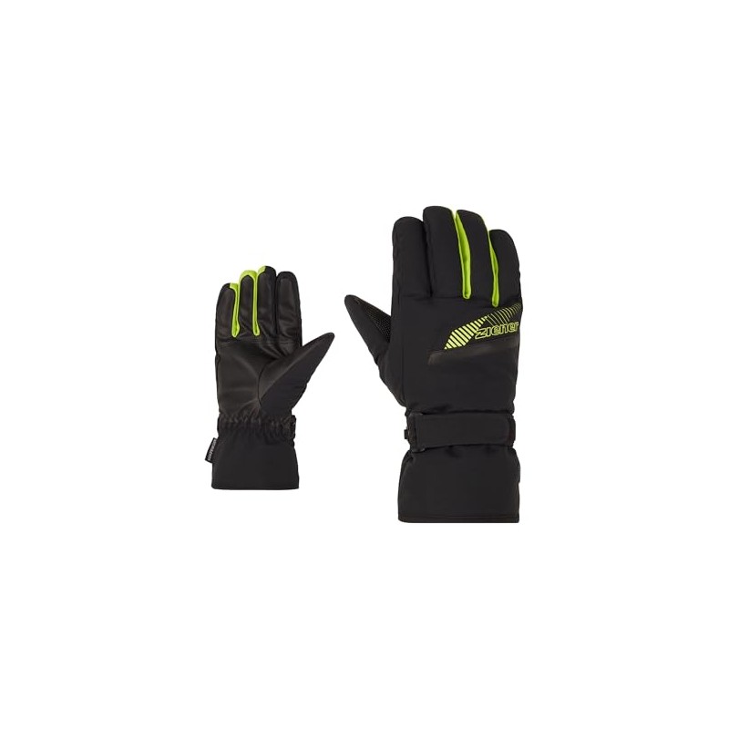 Ziener Gordanus Men's Ski Gloves, Winter Sports, Waterproof, PFC Free,