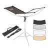 RAUBAY Quick-Open Curved Reflector, U-Shape Clamshell Light Reflector with 48in