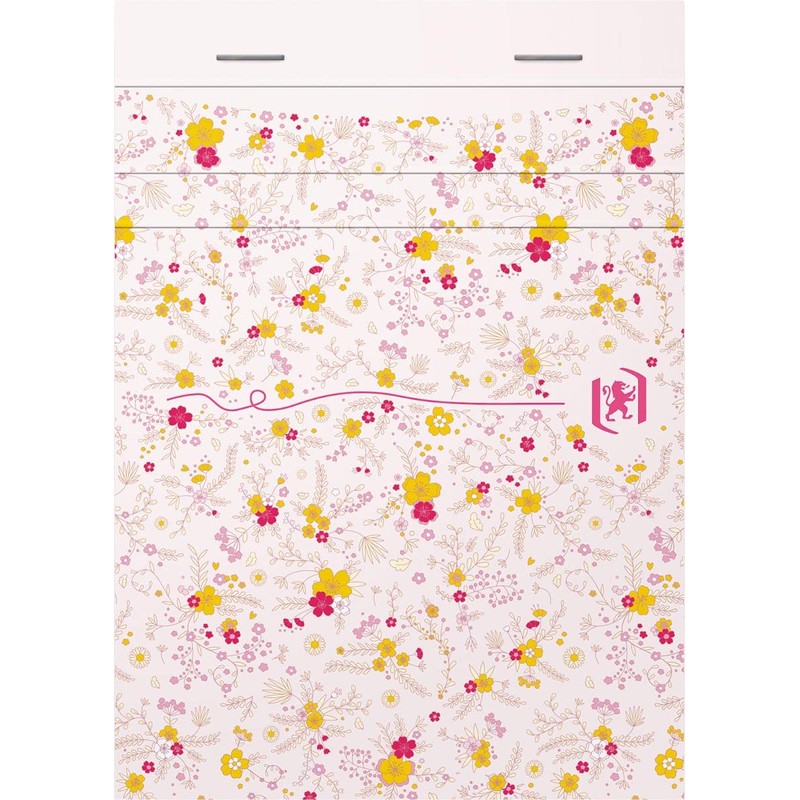 Oxford 400094827 A6 Flowers Staple for Cards, 80 Sheets, 10.5