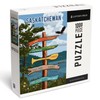 Lantern Press 1000 Piece Jigsaw Puzzle, Saskatchewan, Signpost, Lake and