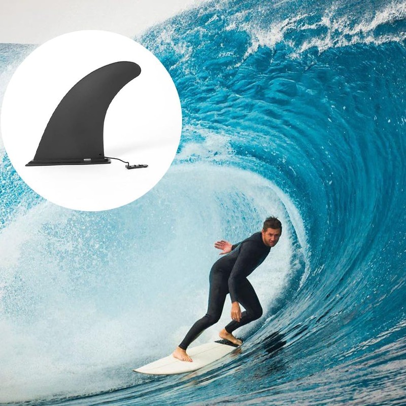 Mikiuly Removable Universal Sup Fin, 9 Inch Surfboard Fins, Removable