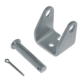 Progressive Automations U-Shape BRK-02 Mounting Bracket for Linear Actuator, Made with Iron Steel, Compatible with Linear Actuator Model PA-03, PA-04, PA-04-HS, PA-QR1, PA-TS1