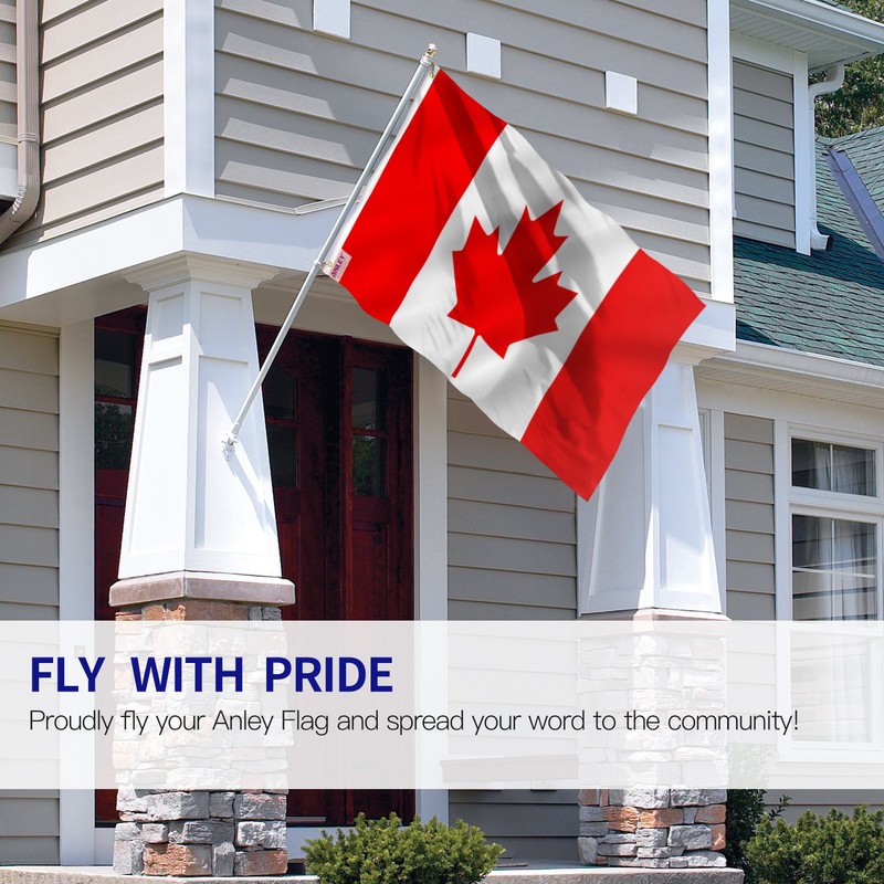 Anley 3x5 Foot Canada Flag - Vivid Color and Fade