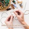 MUIIGOOD 25Pcs 32mm Hairpieces Snap Clips U Shape Wig Clips