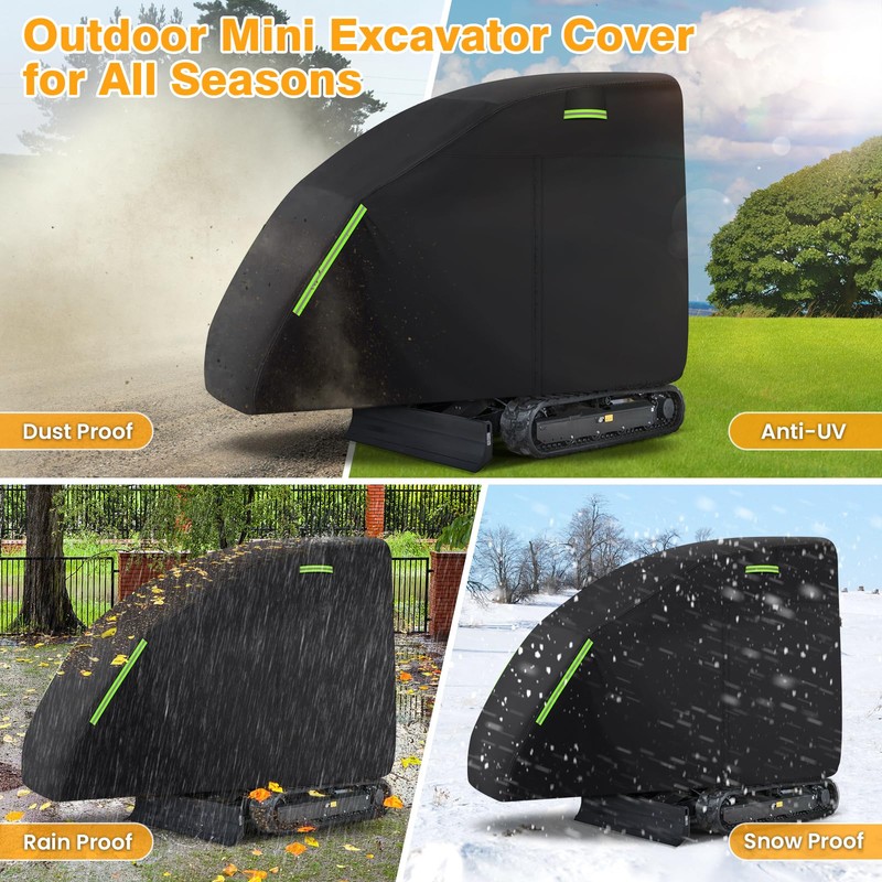 Mini Excavator Cover for Bobcat E10/Kubota K008-3/Caterpillar 300.9D/Takeuchi TB210R/Yanmar Vio10-2,