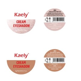 evpct Kaely Cream Eye Shadow Circle Pallette Eyeshadow Brightener, Putty Matte Eye Shadow Applicator Palette Makeup Long Lasting Waterproof sombra negra para ojos para ojos brillantes 23