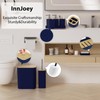InnJoey Bathroom Accessories Set - 10PC Bathroom Sets, Navy Blue