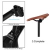 ZHIQIU Bicycle Soft Saddle Bike Color Seat Cushion Saddle Ergonomic