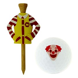 Hoxin Trading HTC Golf Equipment Set, Yellow, MD-BODY Tee, Clown Ball TB1347
