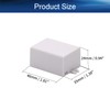 Heyiarbeit 7Pcs 1.81"x1.38"x0.94" ABS White Dustproof Electronic Junction Box Enclosure