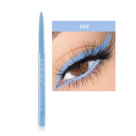Coloured Eyeliner Eyeliner Pencils, Long-Lasting Eye Liners Waterproof Eyeliner Pencils for Makeup Tool, Eyeliner (Light Blue)