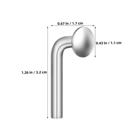 STOBOK Pack of 100 Security Bolts for Pallet Shelves, Robust Drop Bolts for Lifting Protection, Safety Bolts for Heavy Duty Shelving DIY Shelving Project