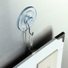 com-four® 20x Universal Suction Cup Holders with Metal Hooks -