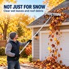 Adjustable Aluminum Roof Snow Rake with 20 Ft Telescoping Handle,
