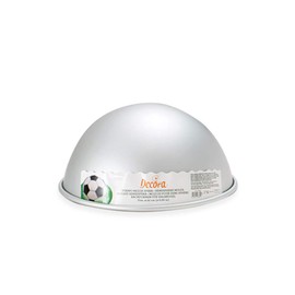Decora 0062954 Backform Halbkugel aus Eloxiertem Aluminiun, Ø 15,5 cm
