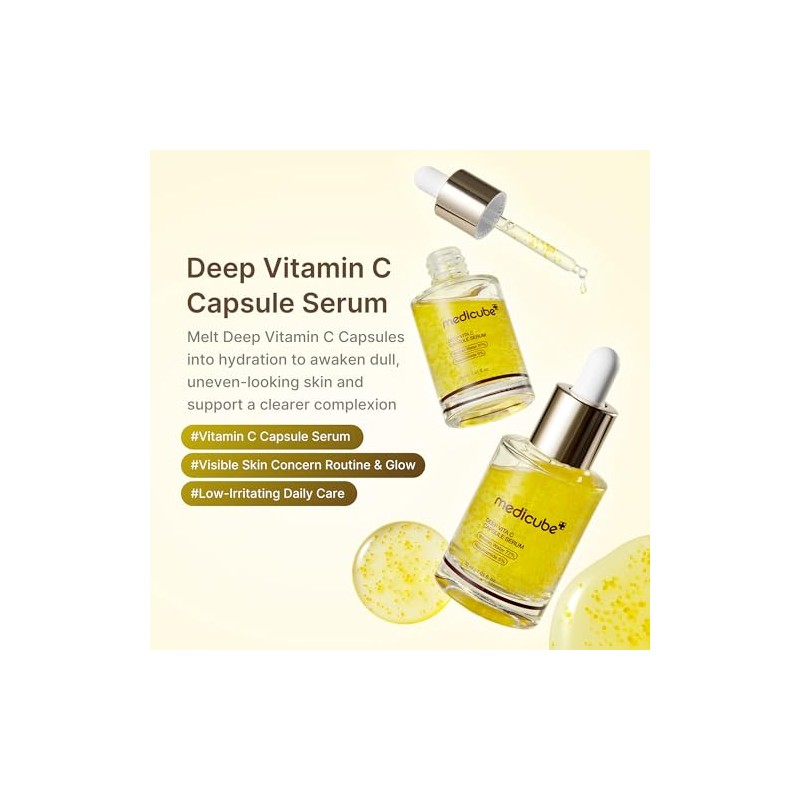 Medicube Deep Vitamin C Capsule Serum | Hydrating Vitamin C