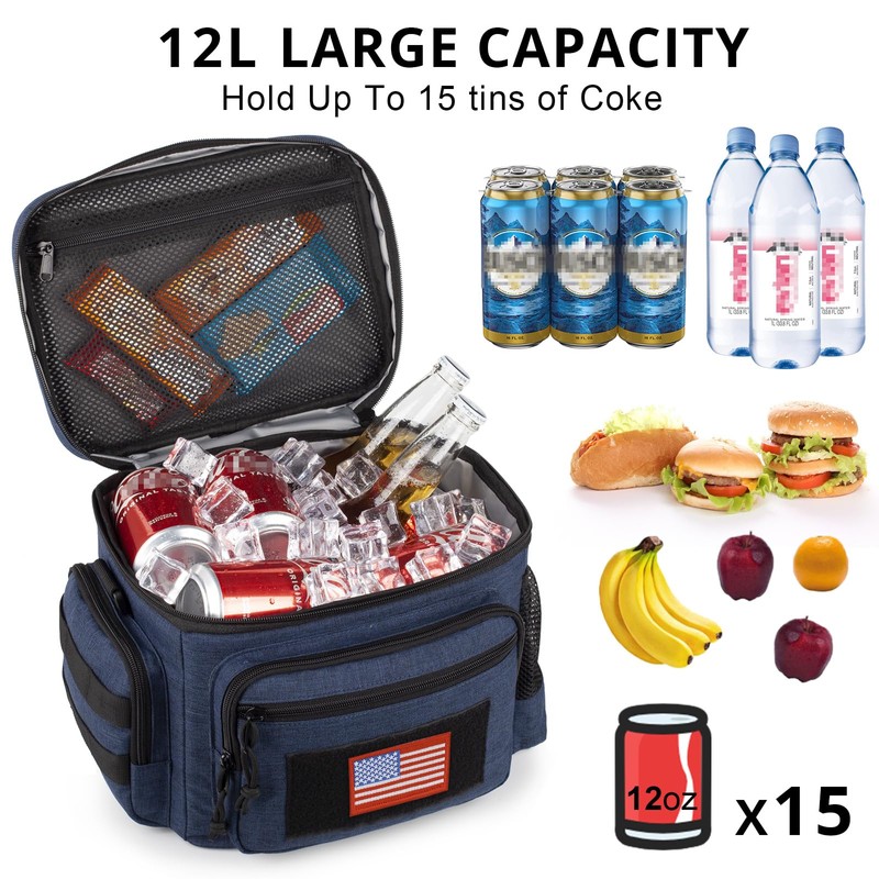 ATRIPACK Lunch Box for Men, Tactical Lunch Bag MOLLE Webbing