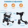 Rollator Walker for Seniors/Adults Foldable Rolling Walker with Seat 330