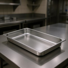 Steam Table Pan Full Size 2.5 In Deep Anti Jam Commercial Kitchen EquipmentHeight: 2.5 in Deep, Number of Sets: 6-Piece Set