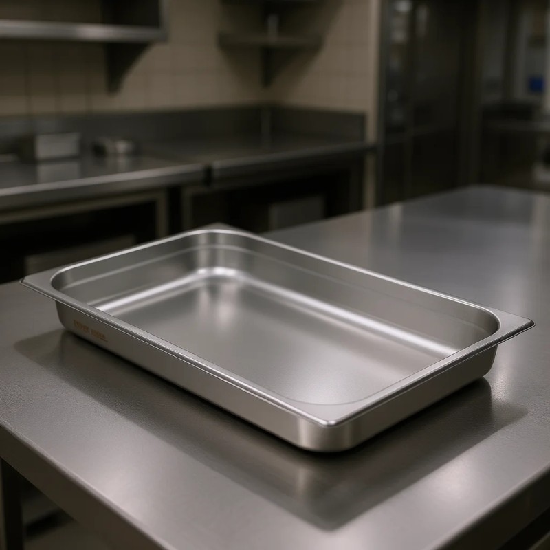 Steam Table Pan Full Size 2.5 In Deep Anti Jam