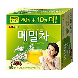 Damtuh Korean Traditional Roasted Tartary Buckwheat Herbal Tea Soba Cha 1.5g x 50 Teabag