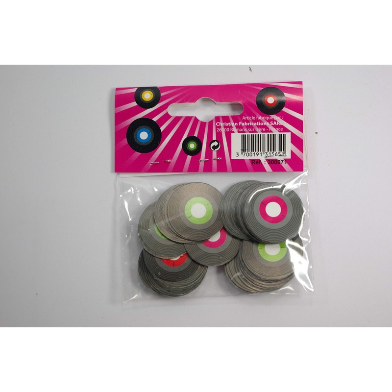 Vinyl-Konfetti von Deco Party UK