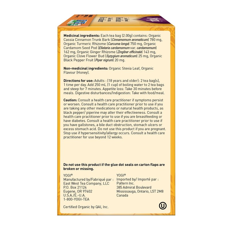 Yogi Tea Chai Turmeric Revitalize (Pack 3) - 48 Tea