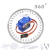 Wishiot Feetech FS90R Micro Servo 360 Degree Continuous Rotation RC