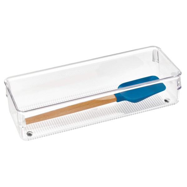 iDesign Linus Organiser Tray, Small Plastic Drawer Insert, Works Well