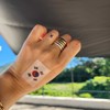 Korean Flag Tattoo Sticker Henna Cheering Supplies 9ea