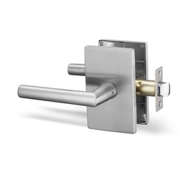 Berlin Modisch Passage Lever Door Handle Designer Series Non-Locking Lever Set [for Hallway or Closet Doors] Reversible for Right & Left Sided Doors Heavy Duty - Satin Nickel Finish