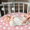 FIEMOL Baby Bassinet Sheets Girl Boy, 3 Pack Fitted Bassinet