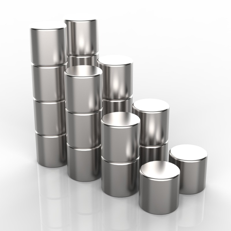 LeTOMA 50 Extra Strong Neodymium Magnets D4 x 4 mm