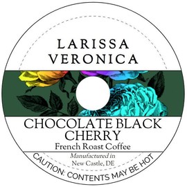 Chocolate Black Cherry French Roast Coffee (Single Serve K-Cup Pods) (Gourmet, Naturally Flavored, Whole Coffee Beans) (12 pods, ZIN: 576471)